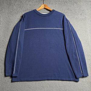 Vintage 90s Y2K Point Zero Sweater Sz Large Streetwear Skate Surf Grunge Striped